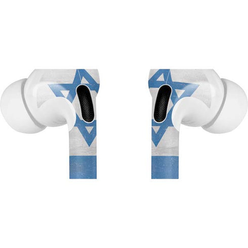 Israel Flag Distressed AirPods Skins